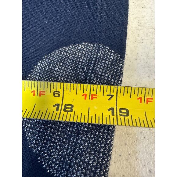 Elegant Gray and Blue Polka Dot Women's Blouse - Picture 9 of 10